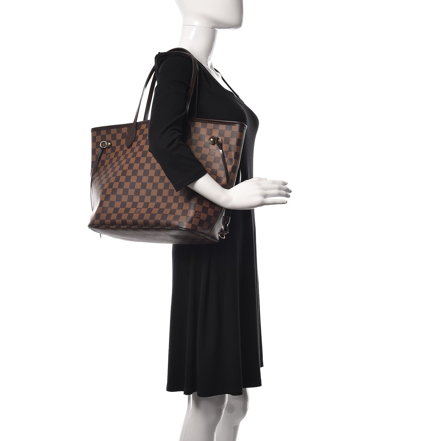 Louis Vuitton Damier Ebene Neo Neverfull MM 2 of 17