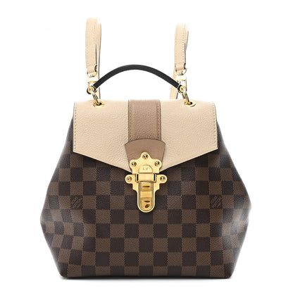 Louis Vuitton Damier Ebene Clapton Backpack Creme 1 of 10