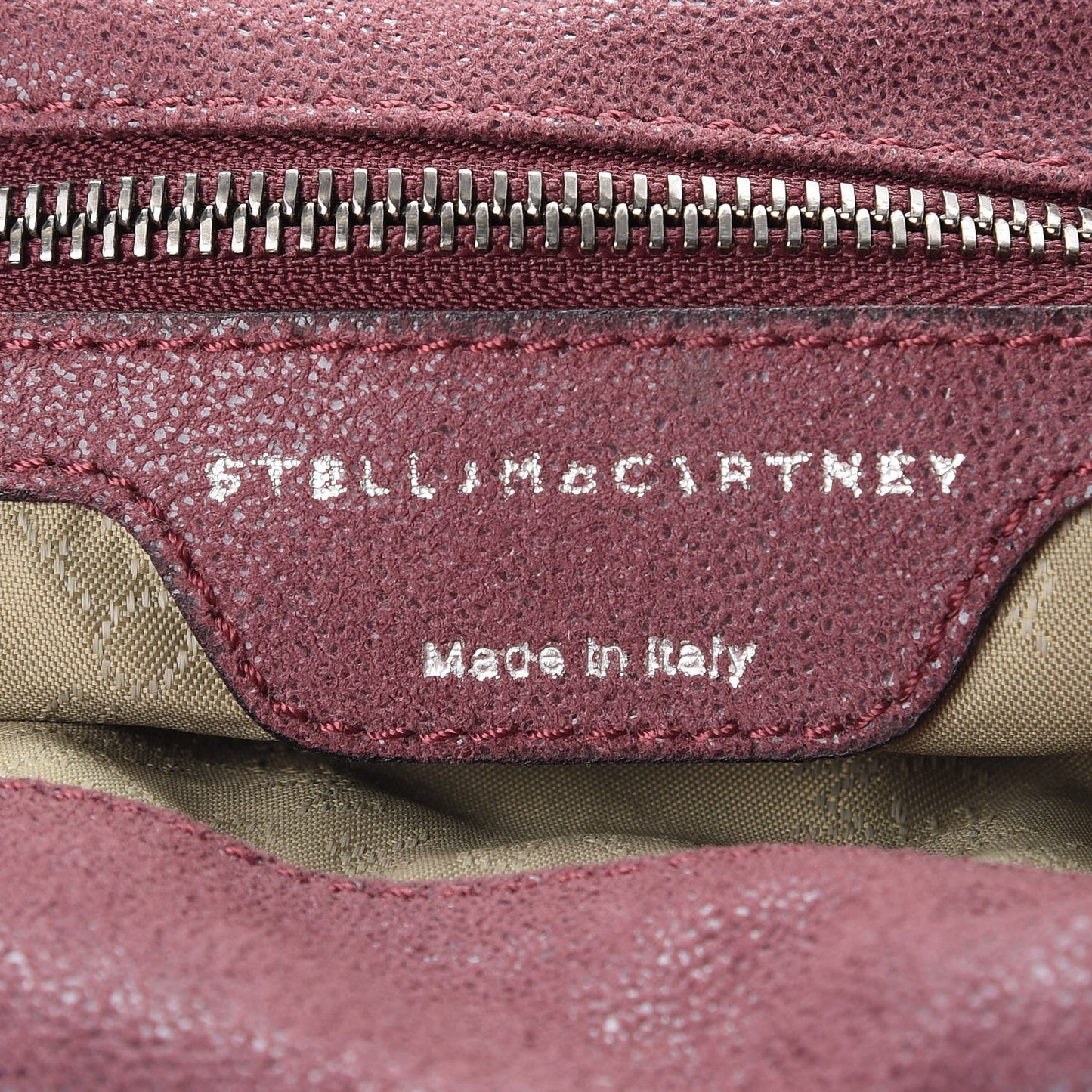 Shaggy Deer Small Falabella Tote Plum