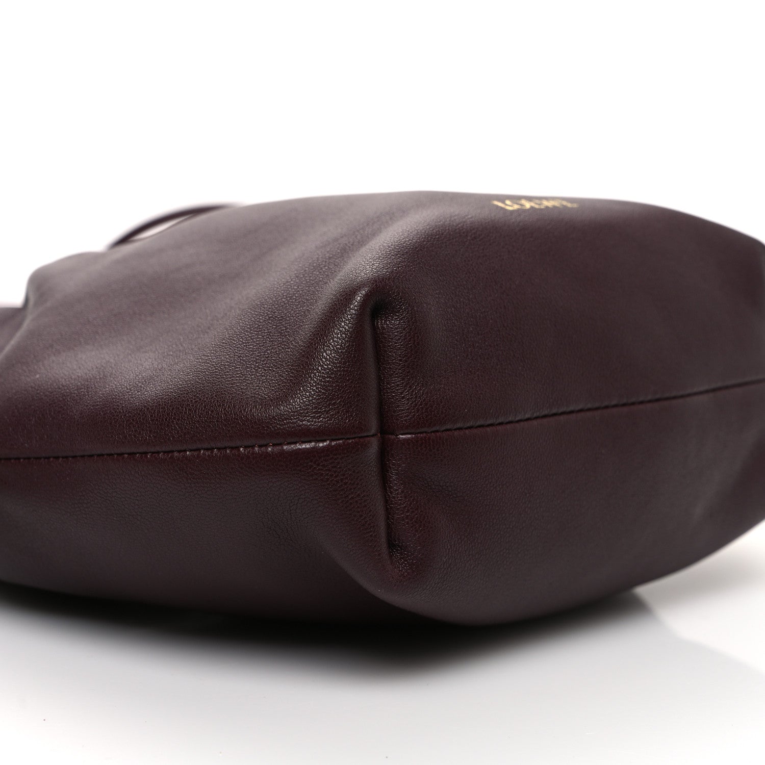 Loewe Mellow Nappa Donut Chain Mini Flamenco Knot Clutch Dark Burgundy 9 of 11
