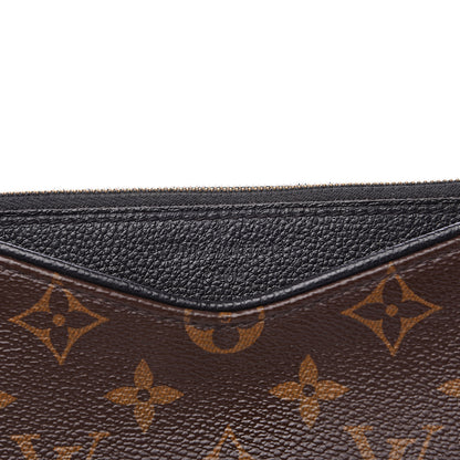Louis Vuitton Monogram Pallas Clutch Black 9 of 10