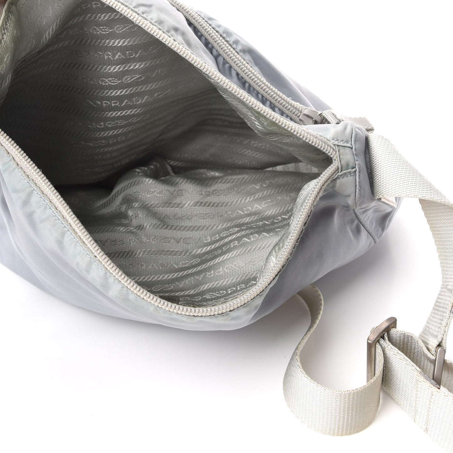 Tessuto Nylon Sport Crossbody Messenger Bag Pervinca