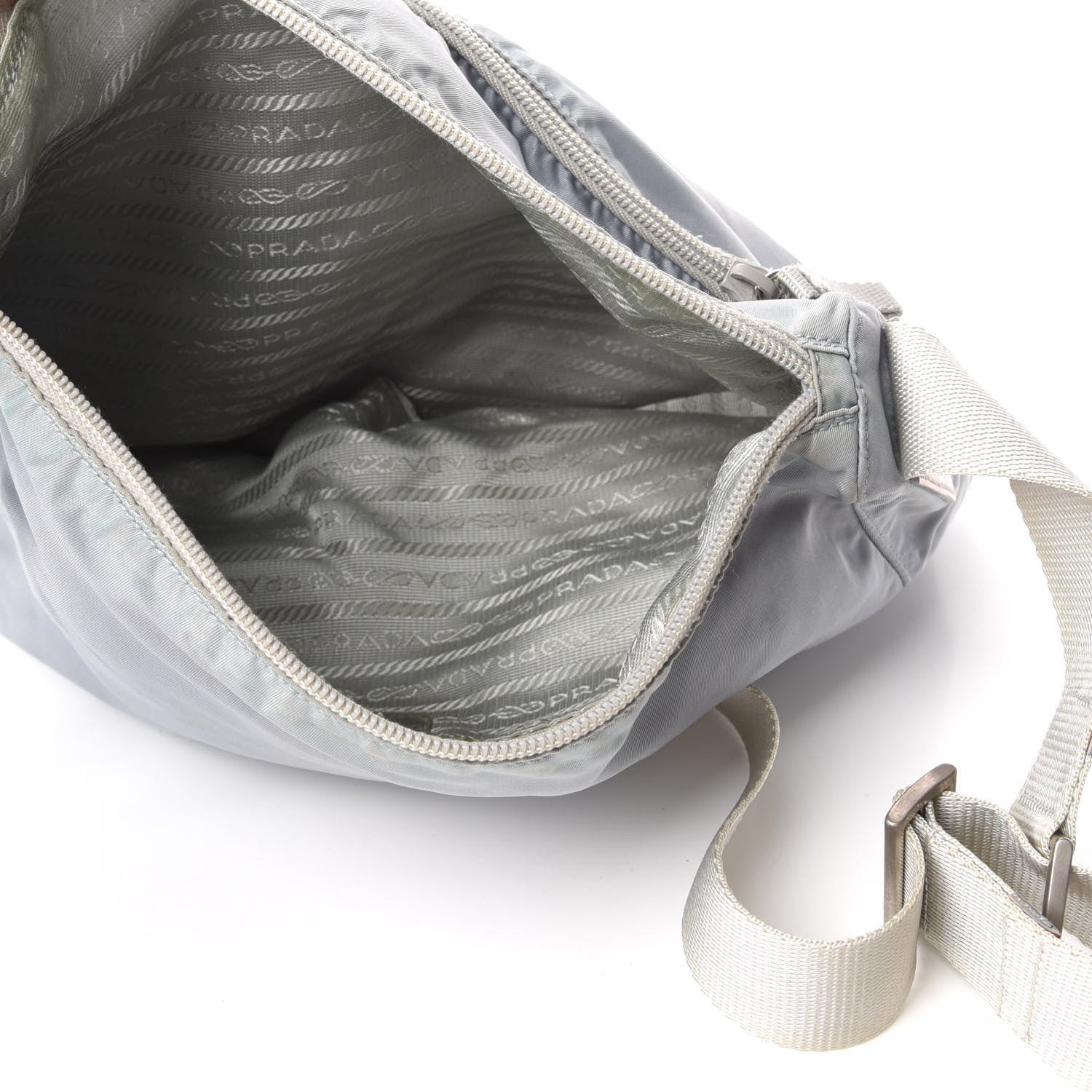 Prada Tessuto Nylon Sport Crossbody Messenger Bag Pervinca 5 of 9