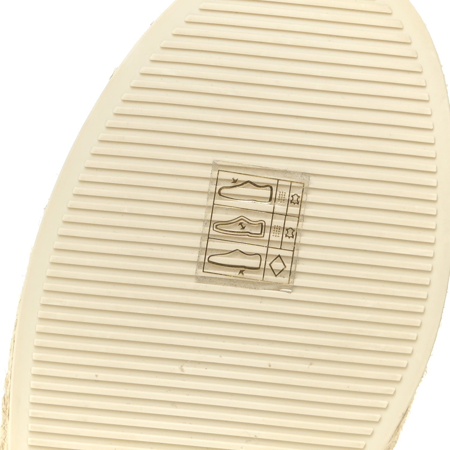 Chanel Tweed Laminated Lambskin Lace Up Espadrilles 35 Pink Blue Gold White 7 of 13