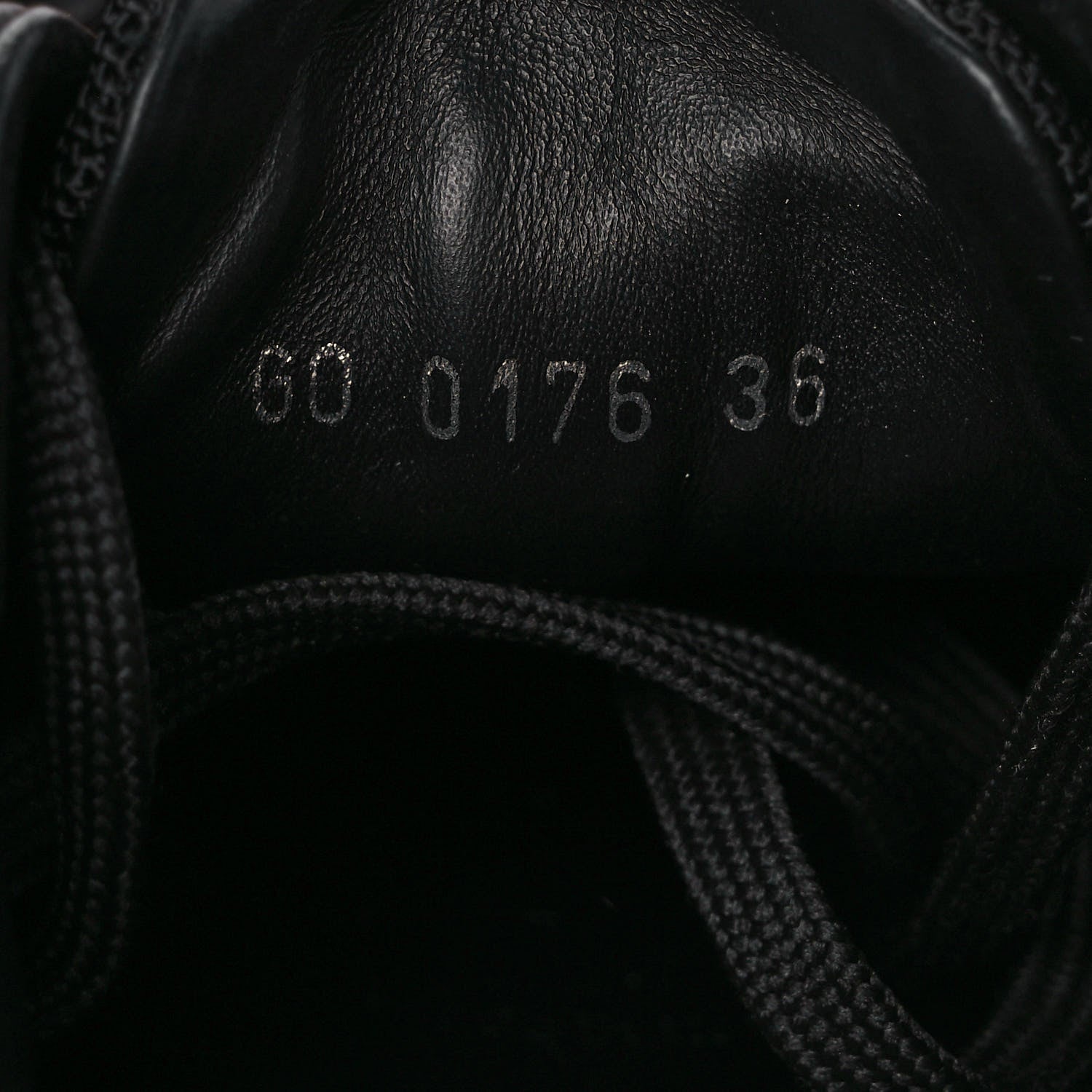 Louis Vuitton Calfskin Run Away Sneakers 36 Black 8 of 8