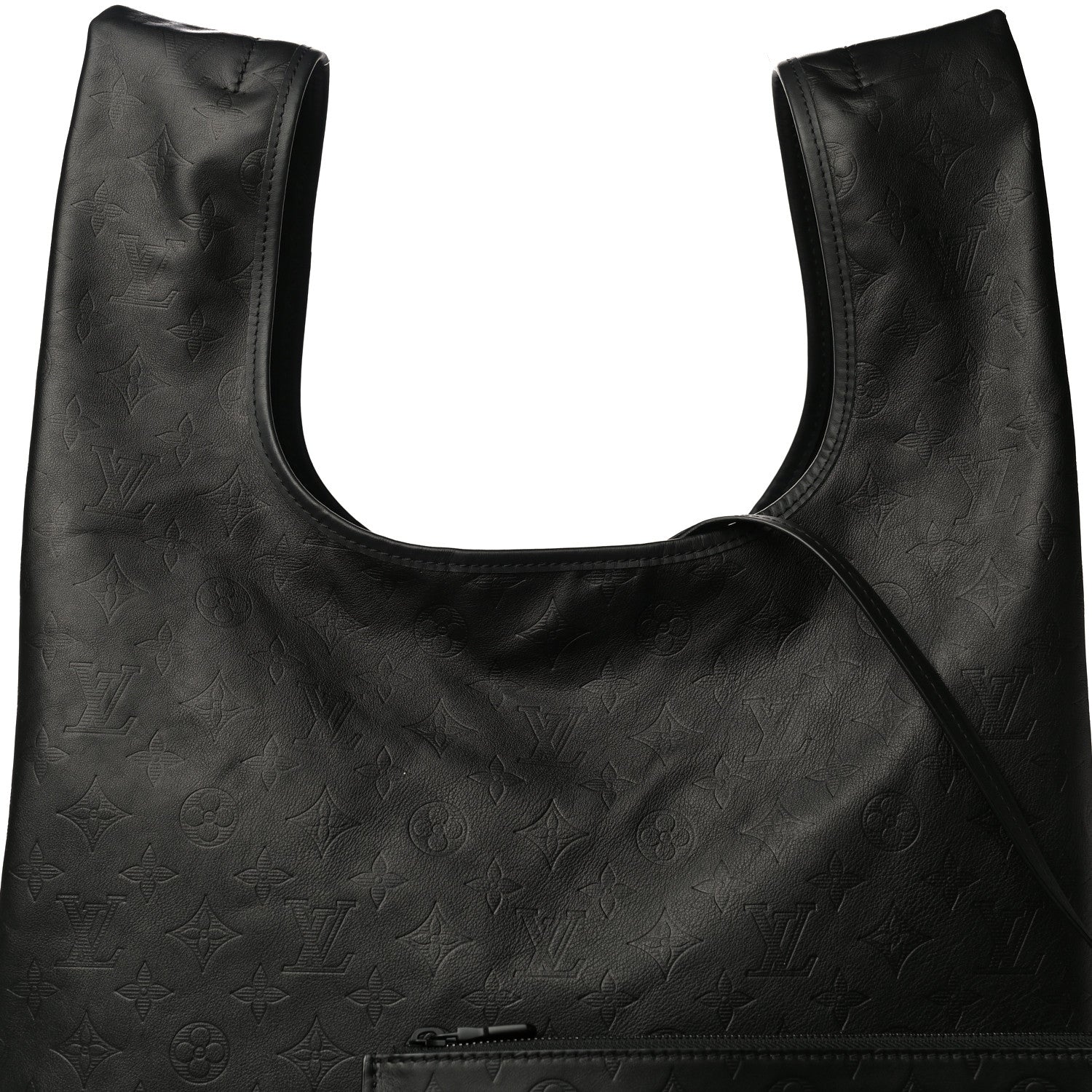 Louis Vuitton Calfskin Monogram Shadow Tote Black 7 of 9