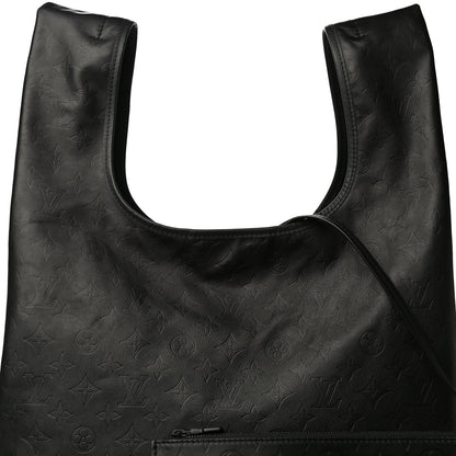 Louis Vuitton Calfskin Monogram Shadow Tote Black 7 of 9