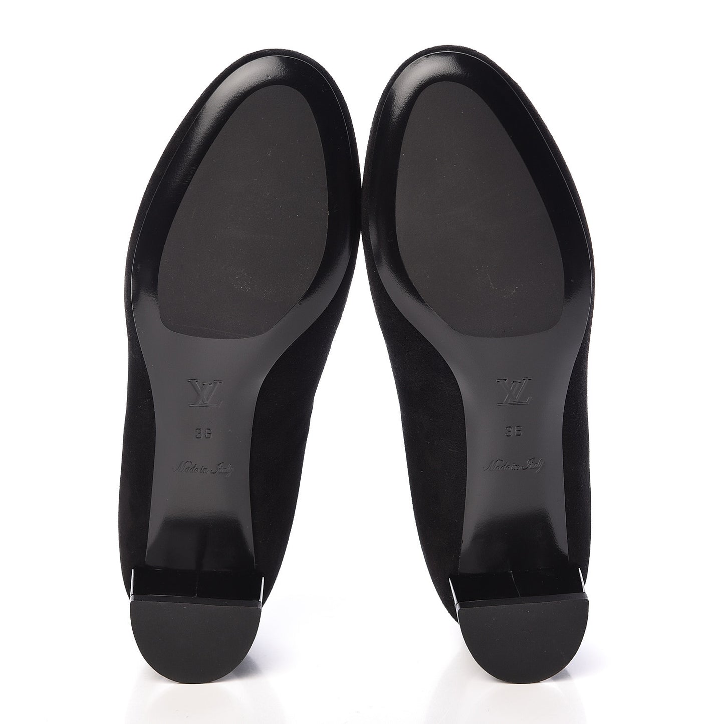 Suede Uniformes Pump 36 Black