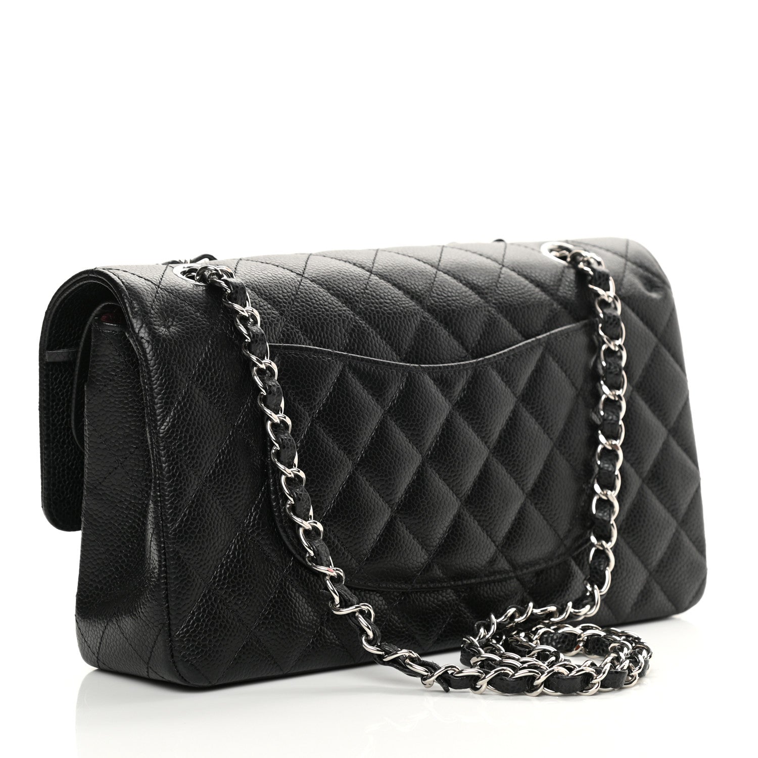 Chanel Caviar Quilted Medium Double Flap Black 3 of 13