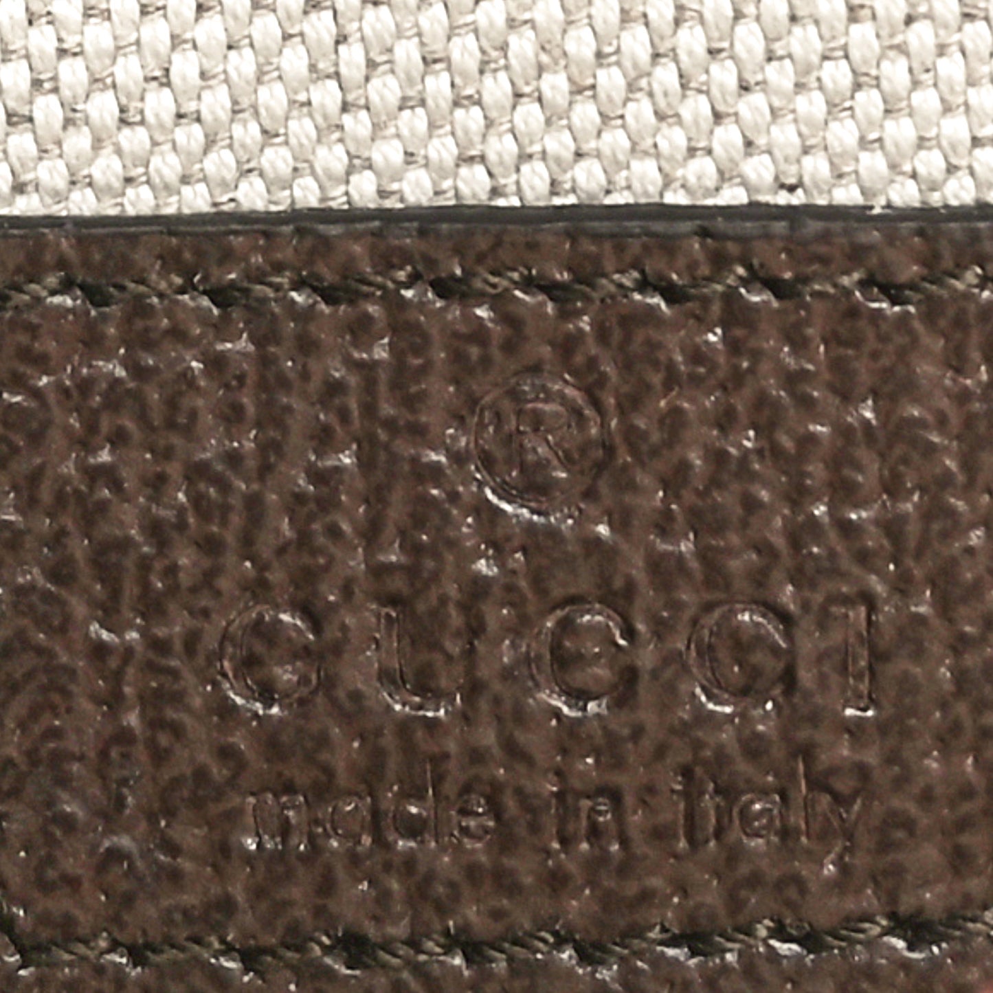GG Supreme Monogram Textured Dollar Calfskin Blondie Belt Bag Beige Ebony New Acero