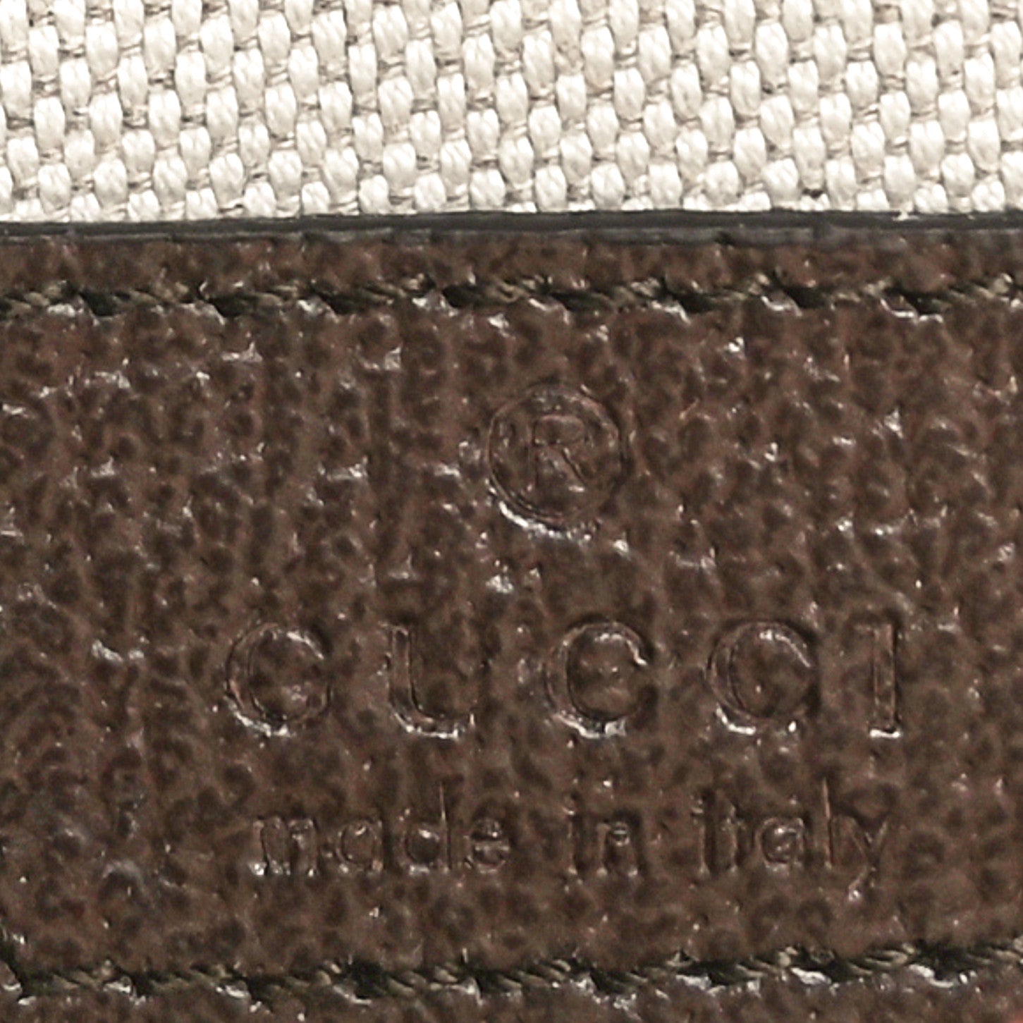 Gucci GG Supreme Monogram Textured Dollar Calfskin Blondie Belt Bag Beige Ebony New Acero 6 of 9