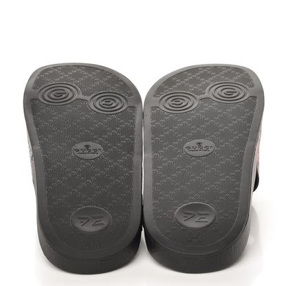 Gucci GG Supreme Monogram Bengal Slide Sandals 39 Beige Pink 5 of 9