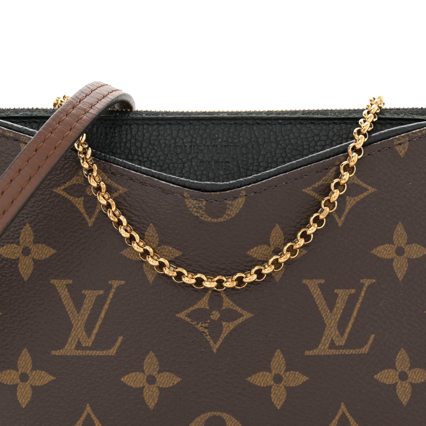Monogram Pallas Clutch Black