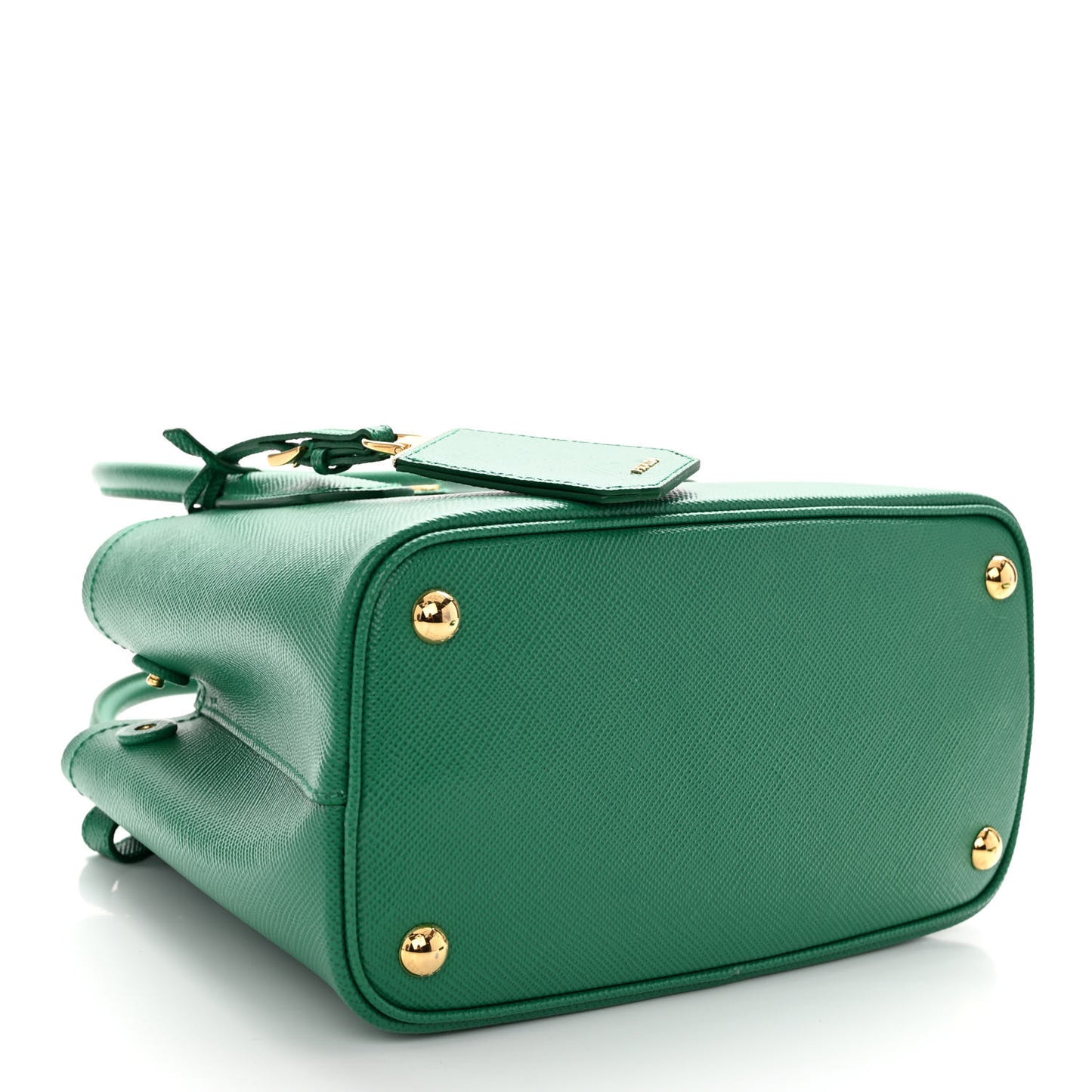 Saffiano Cuir Mini Double Bag Mango