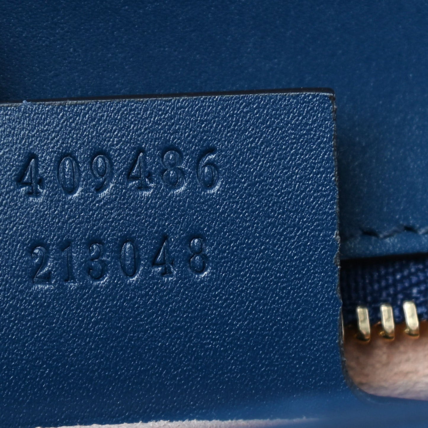 Guccissima Medium Padlock Shoulder Bag Blue Agata