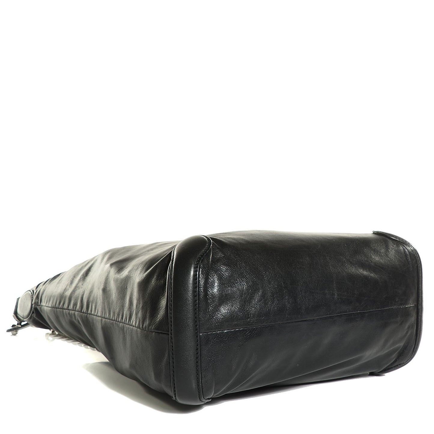 Calfskin Medium Galaxy Shoulder Bag Black