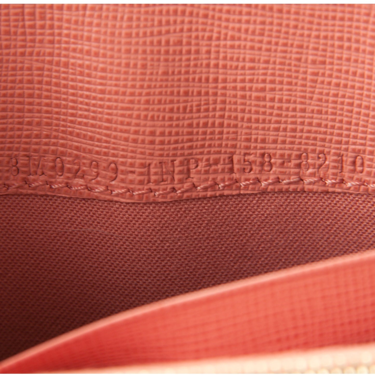 Zucca Spalmati Saint Bamboline Zip Around Wallet Tobacco