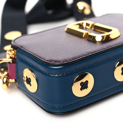 Marc Jacobs Saffino Small Stud Snapshot Camera Bag Purple Gold 9 of 10