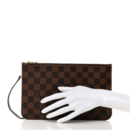Louis Vuitton Damier Ebene Neverfull MM GM Pochette 2 of 7