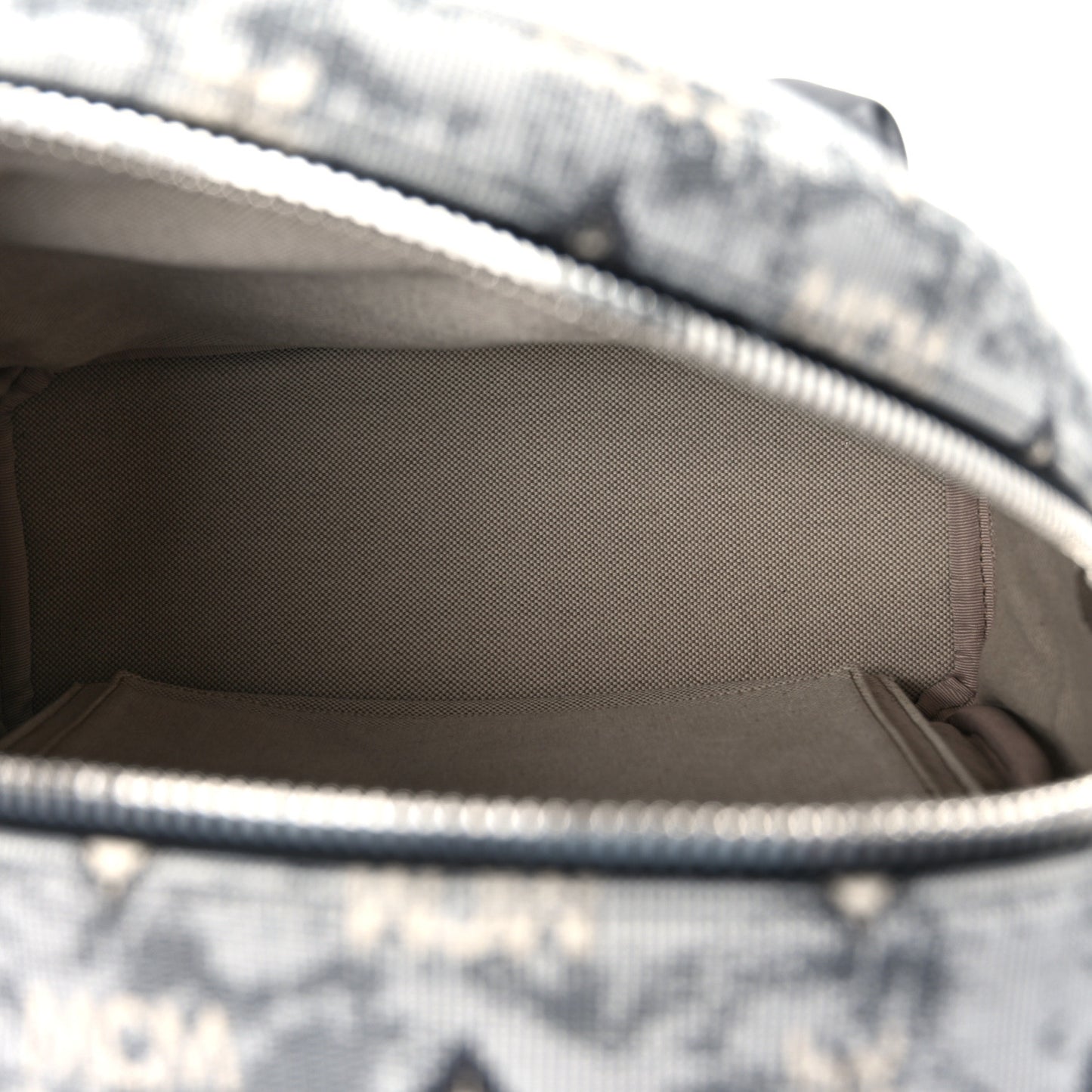 Vintage Jacquard Monogram Backpack Grey