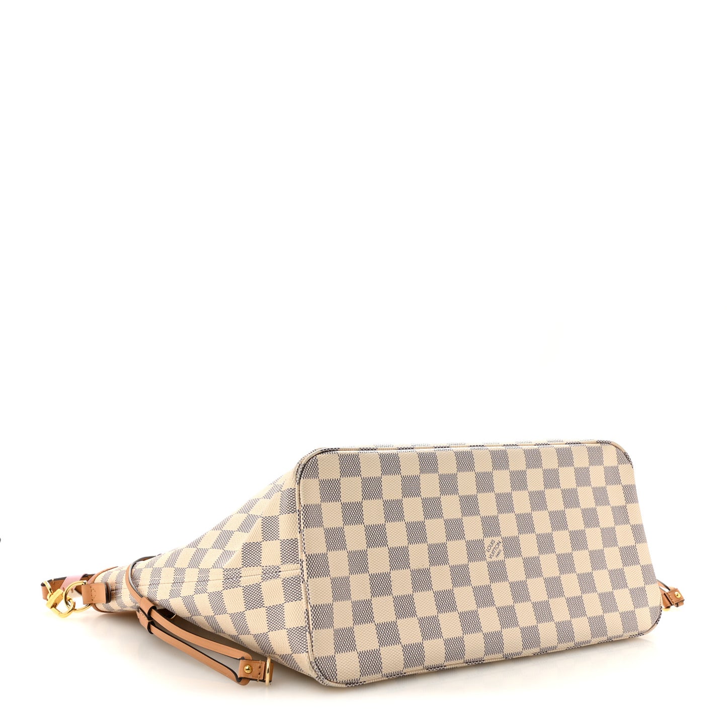 Damier Azur Braided Neverfull MM Orange
