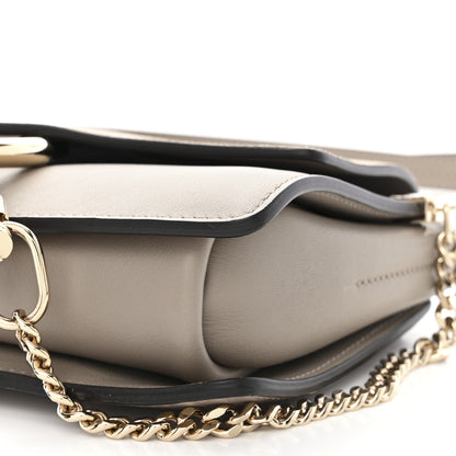 Chloe Suede Calfskin Small Faye Shoulder Bag Motty Grey 11 of 11