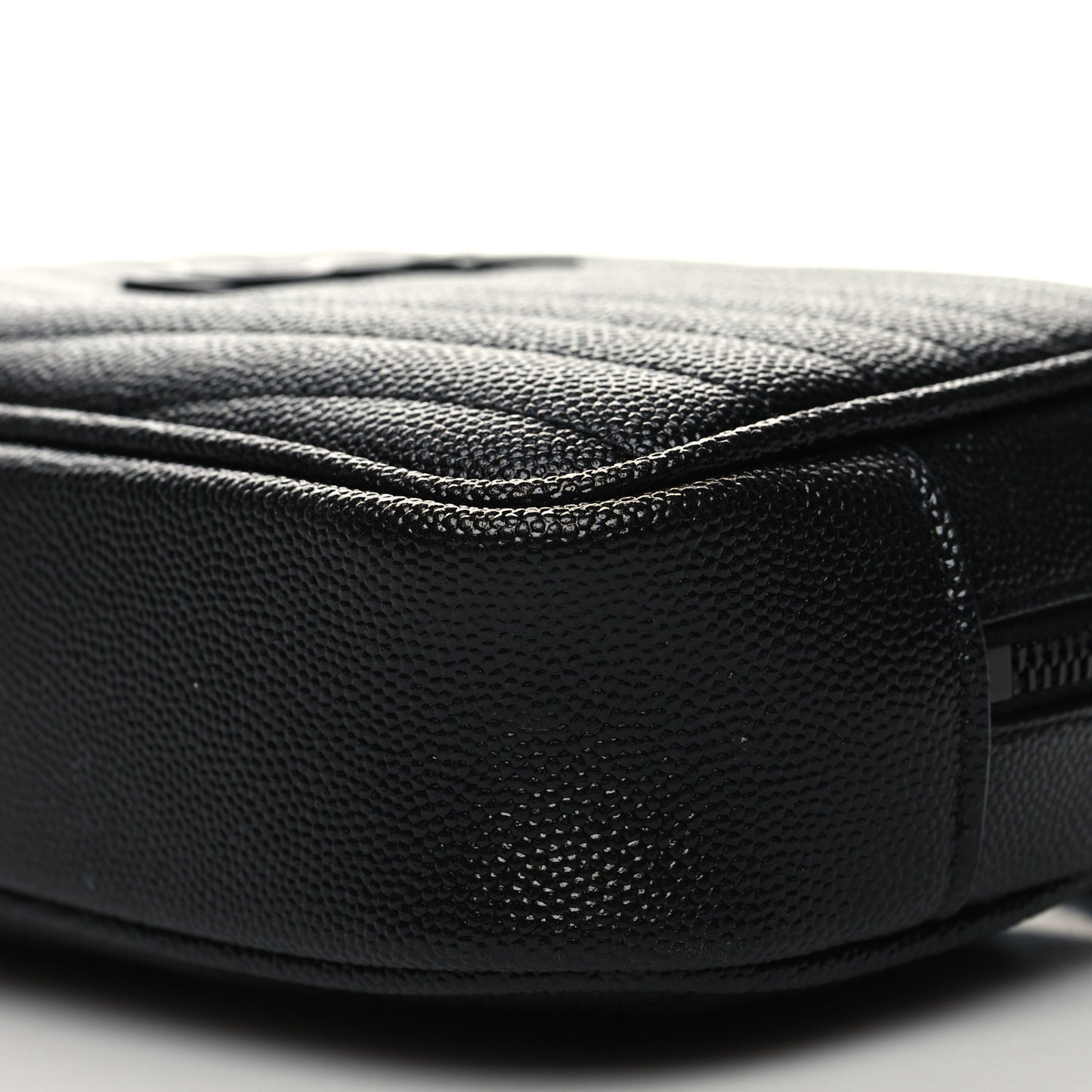 Grain De Poudre Matelasse Monochrome Monogram Mini Lou Camera Bag Black