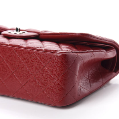 Chanel Caviar Quilted Jumbo Double Flap Red 7 of 11