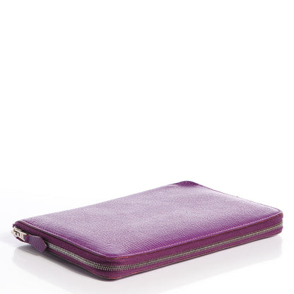 Hermes Chevre Mysore Azap GM Combined Wallet Violet 6 of 12
