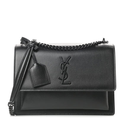 Saint Laurent Calfskin Medium Monogram Sunset Black 1 of 11