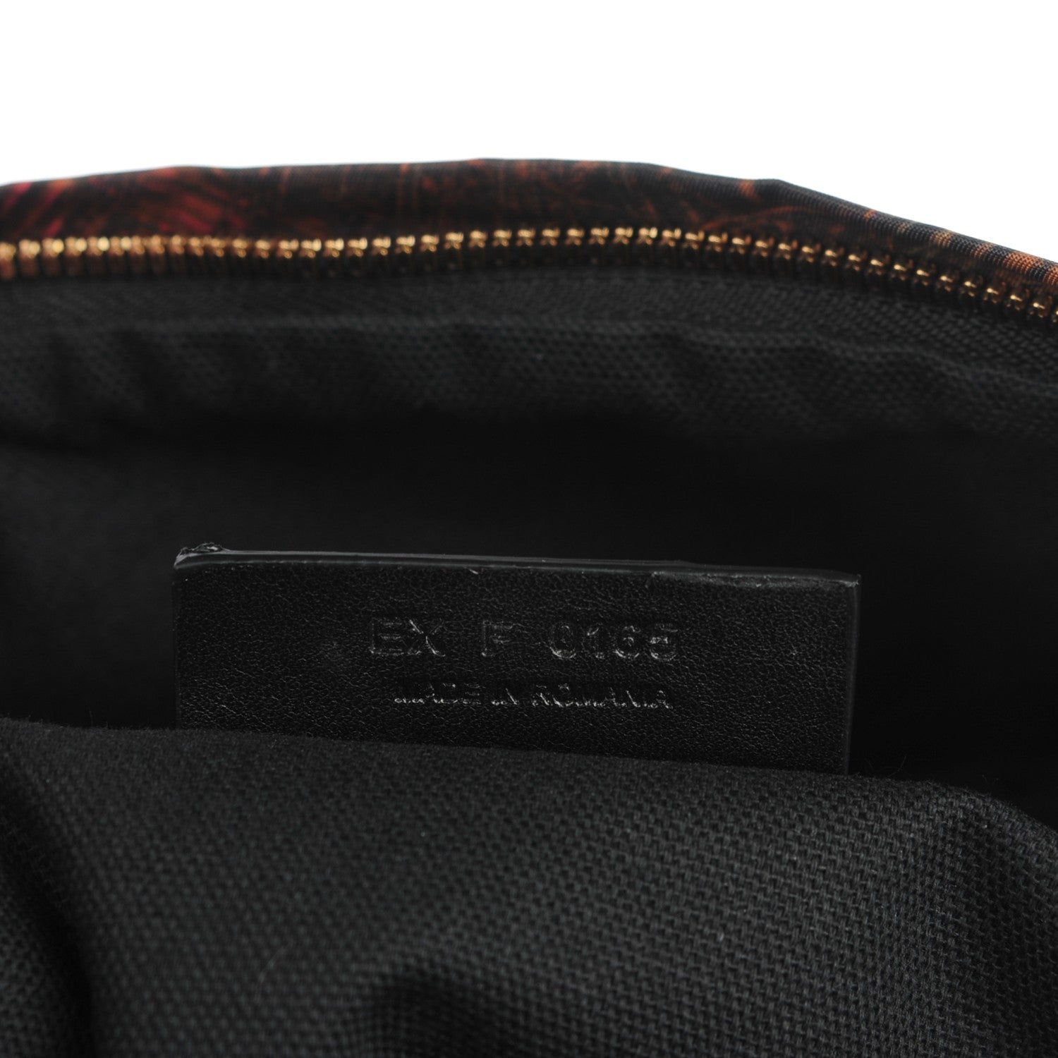 Givenchy Nylon Calfskin Peacock Print Backpack Brown 6 of 7