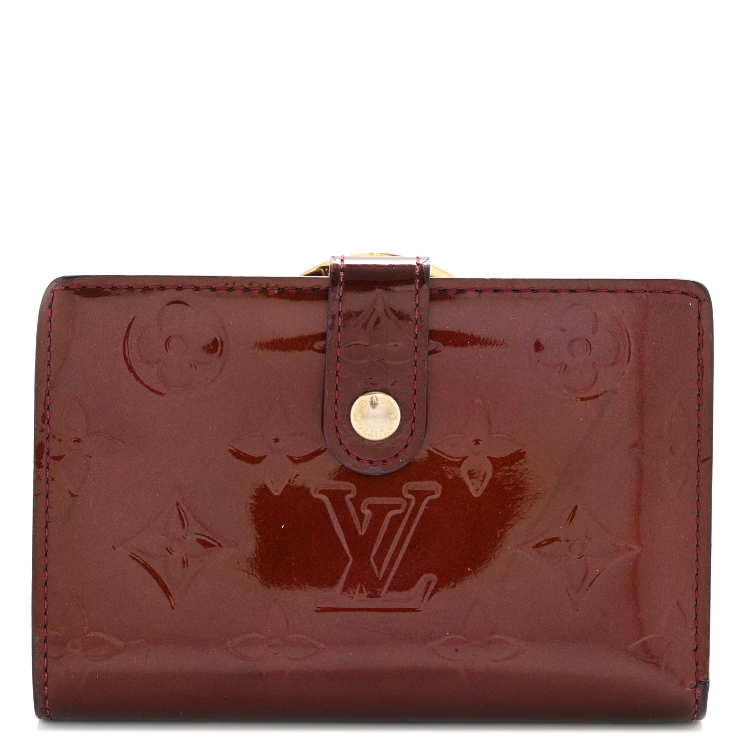 Louis Vuitton Vernis French Purse Wallet Amarante 1 of 10