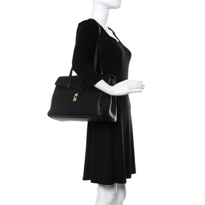 Celine Supple Grained Calfskin Medium Soft 16 Bag Black 2 of 9