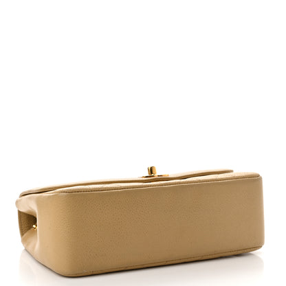 Chanel Caviar Quilted Small Single Flap Beige 4 of 13