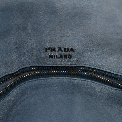 Prada Glace Calf Etiquette Flap Black Astrale 6 of 10