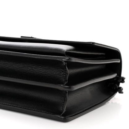 Saint Laurent Calfskin Medium Monogram Monochrome Sunset Black 10 of 10