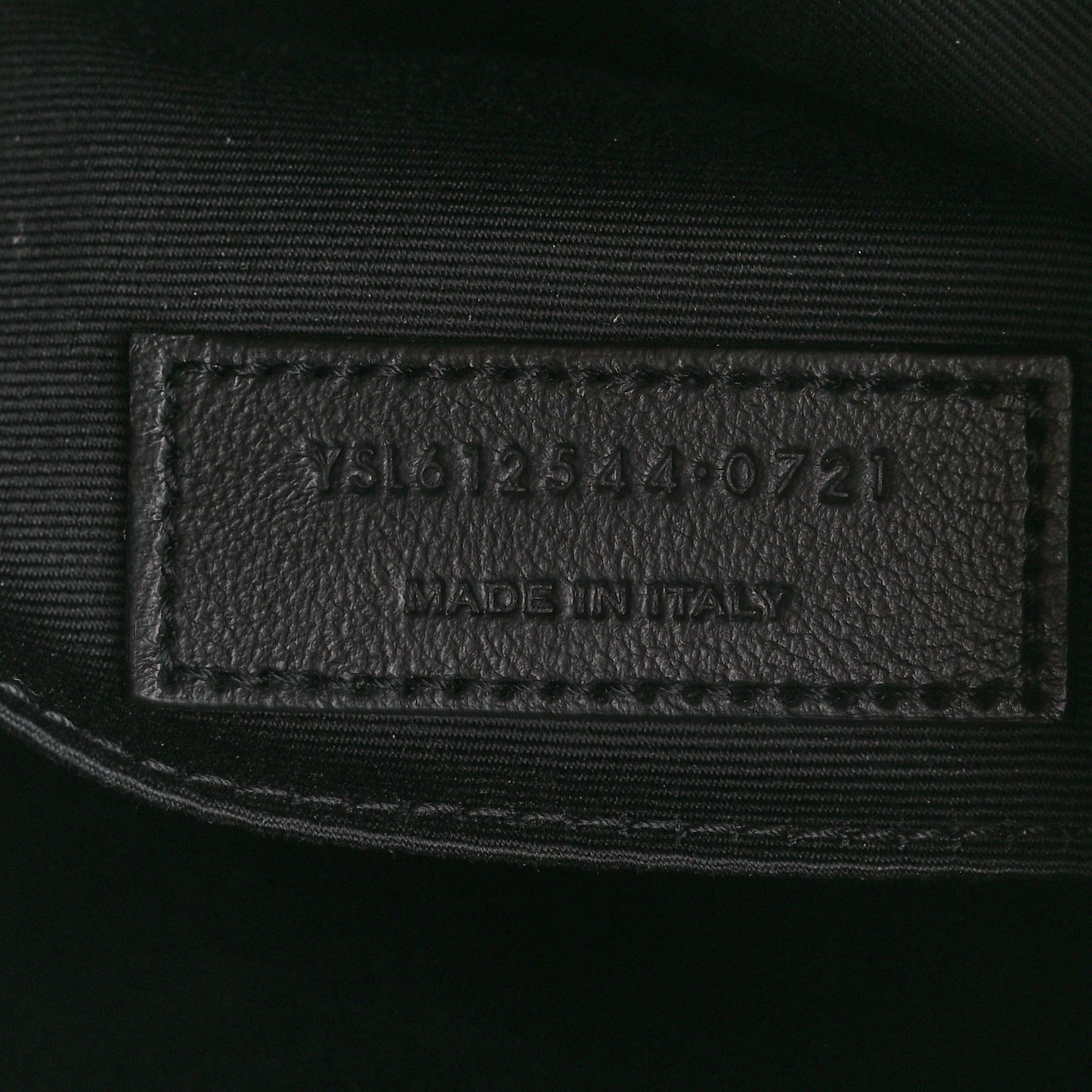 Calfskin Matelasse Monogram Monochrome Lou Camera Bag Black