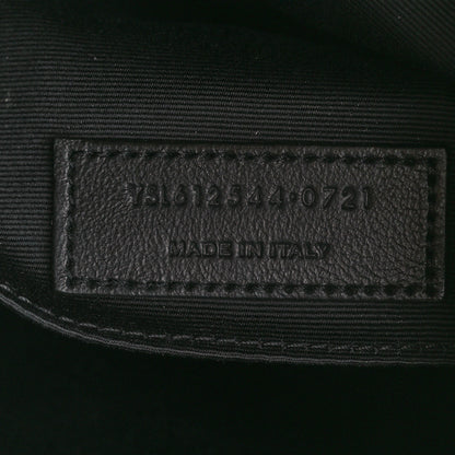 Saint Laurent Calfskin Matelasse Monogram Monochrome Lou Camera Bag Black 7 of 10