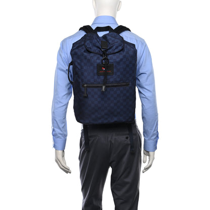 Louis Vuitton Nylon Damier LV Cup Backpack Oxygen 2 of 12