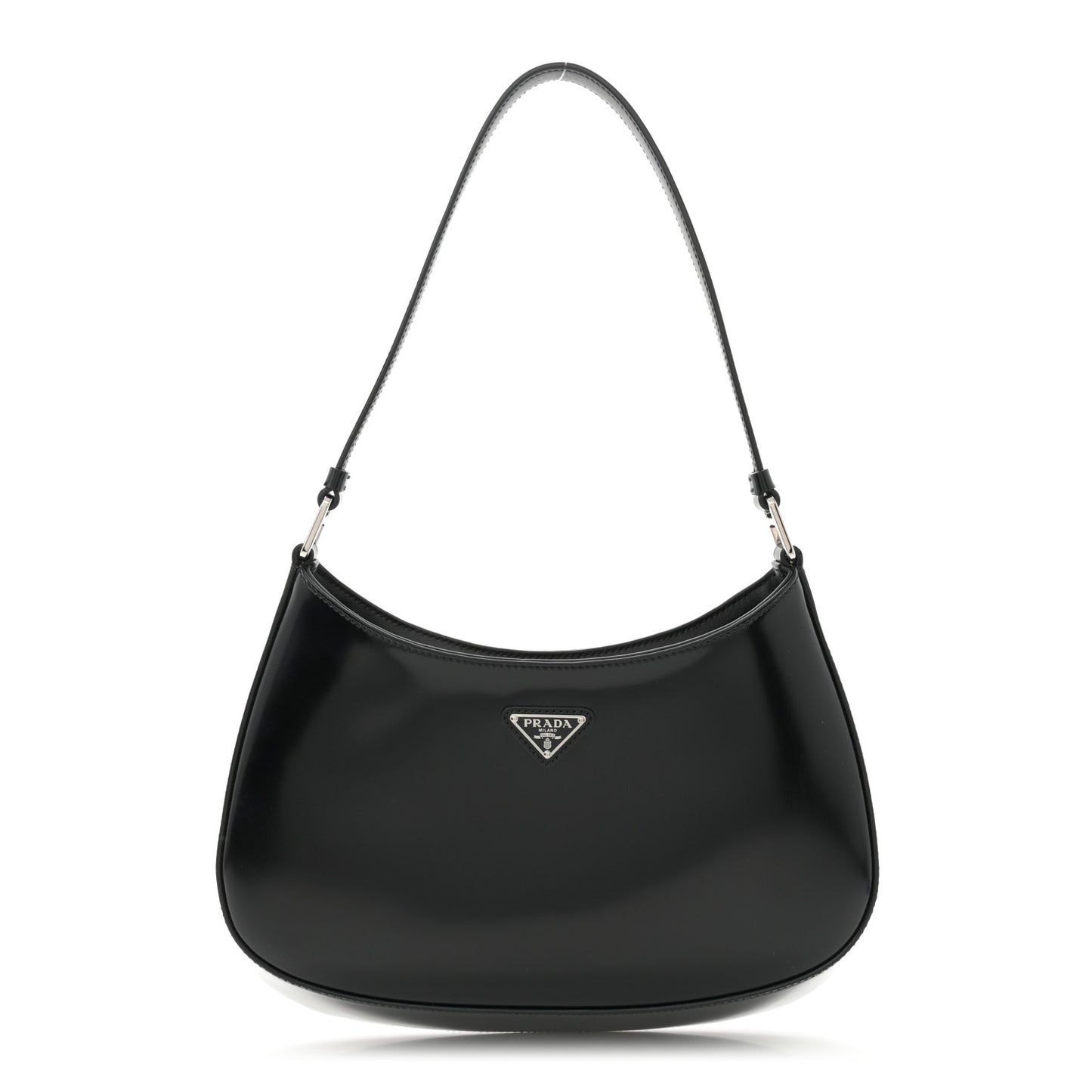 Spazzolato Cleo Shoulder Bag Black