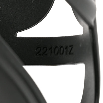 Hermes Rubber Womens Egerie Sandals 36 Black 6 of 9