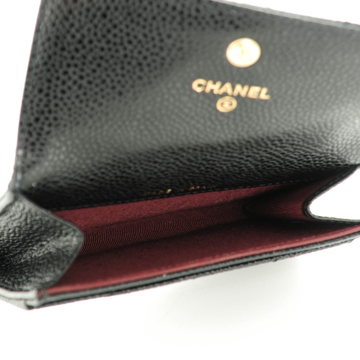 Chanel Caviar Quilted Flap Card Holder Black 7 of 8