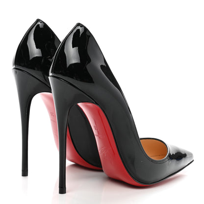 Christian Louboutin Patent So Kate 120 Pumps 36 Black 4 of 8