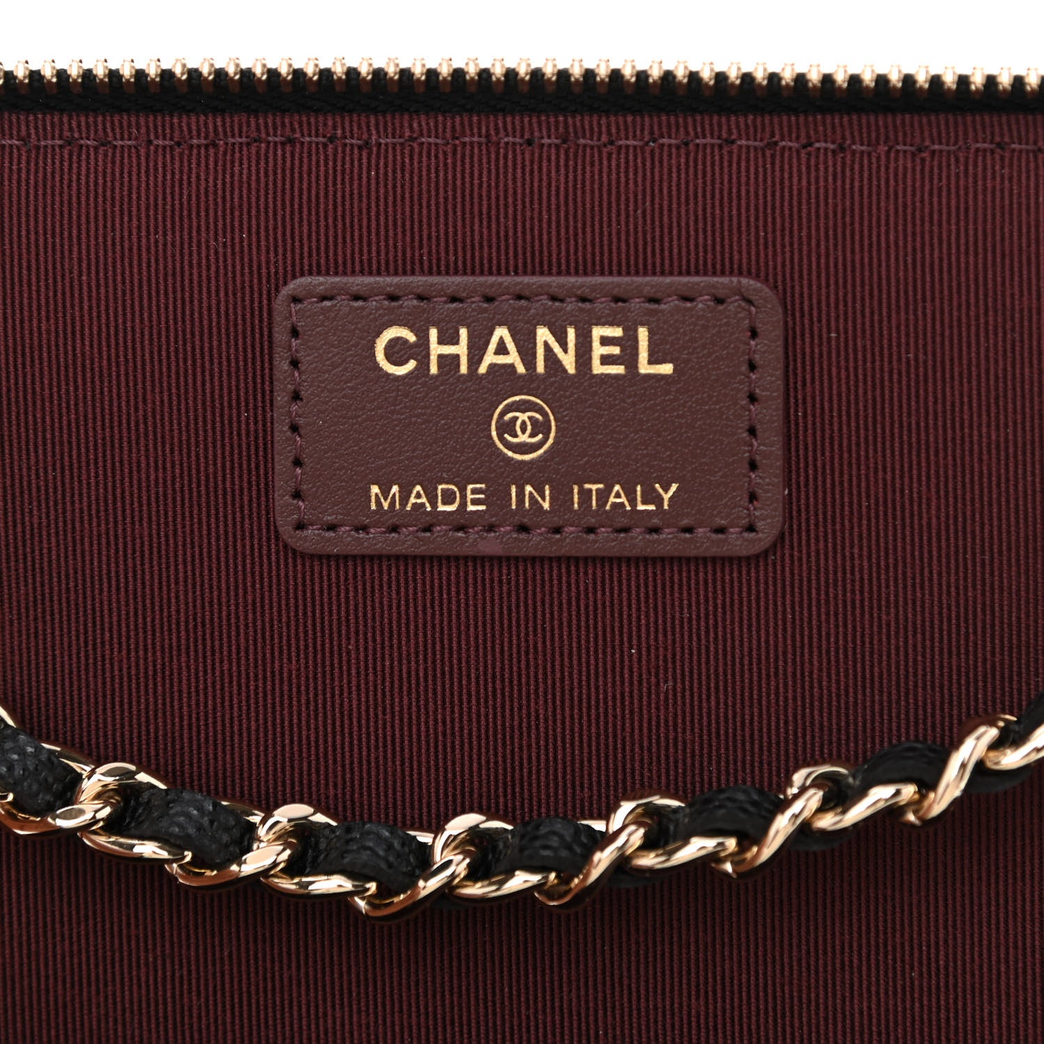 Chanel Caviar Quilted Small Vanity Case With Chain Black 6 of 11