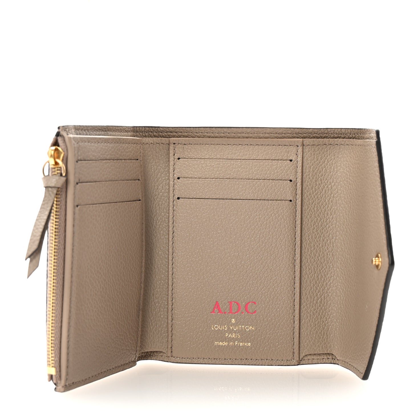 Empreinte Monogram Giant Victorine Wallet Tourterelle Creme