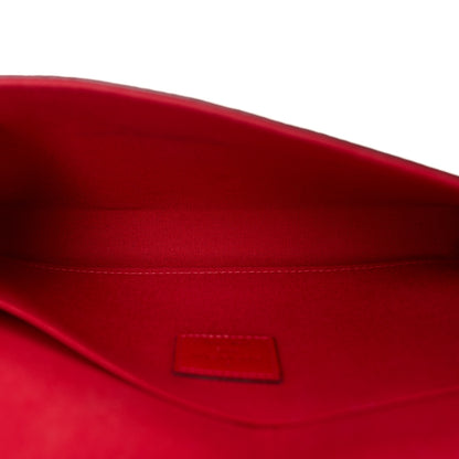 Louis Vuitton Empreinte Pochette Felicie Chain Wallet Scarlet 5 of 10
