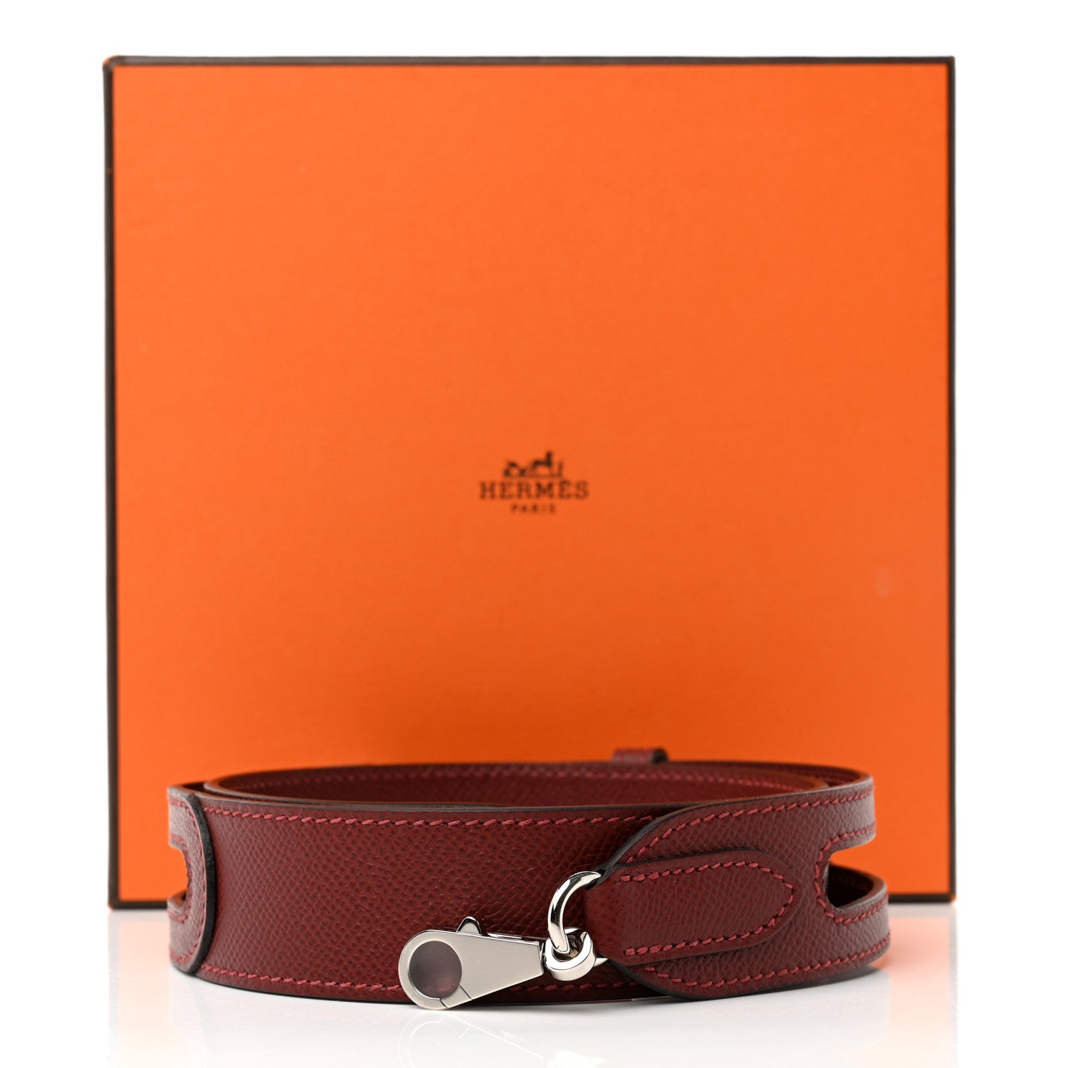 Hermes Epsom 35mm Harnachement Shoulder Strap Rouge H 6 of 6