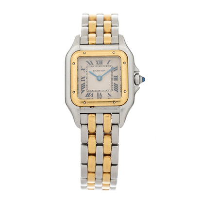 Cartier Stainless Steel 18K Yellow Gold 22mm Panthere Quartz Watch 1 of 4
