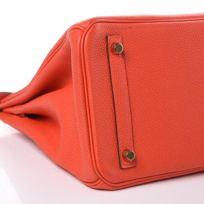 Hermes Togo Birkin 30 Capucine 29 of 35