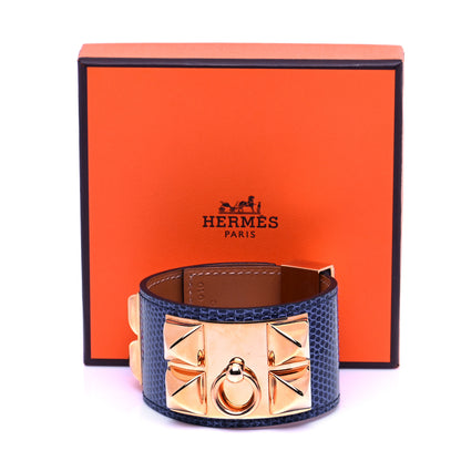 Hermes Lizard Collier De Chien CDC Bracelet S Mykonos 6 of 6